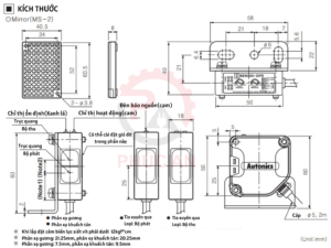 Kích thước BEN5M-MDT