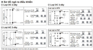 Sơ đồ đấu ra điều khiển PRCML18