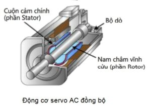 Cấu tạo của động cơ AC Servo