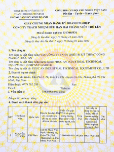 GIẤY PHÉP KINH DOANH